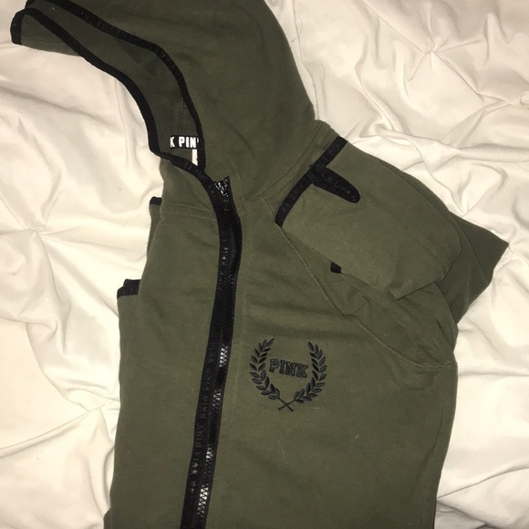 PINK Victoria's Secret Tops - PINK zip up sweater